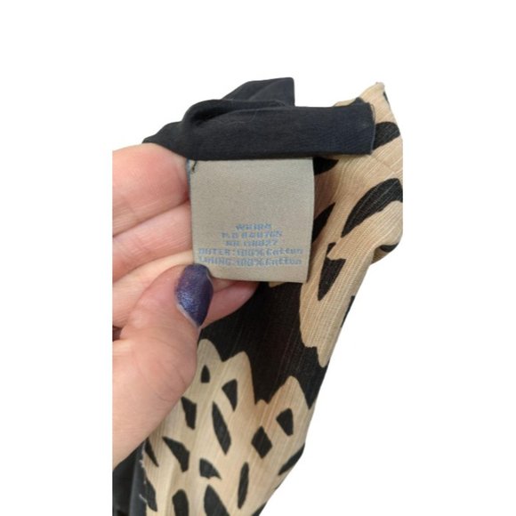 Boden Brown/Tan Floral Print Sheath Midi Dress Size 8 - Picture 8 of 10